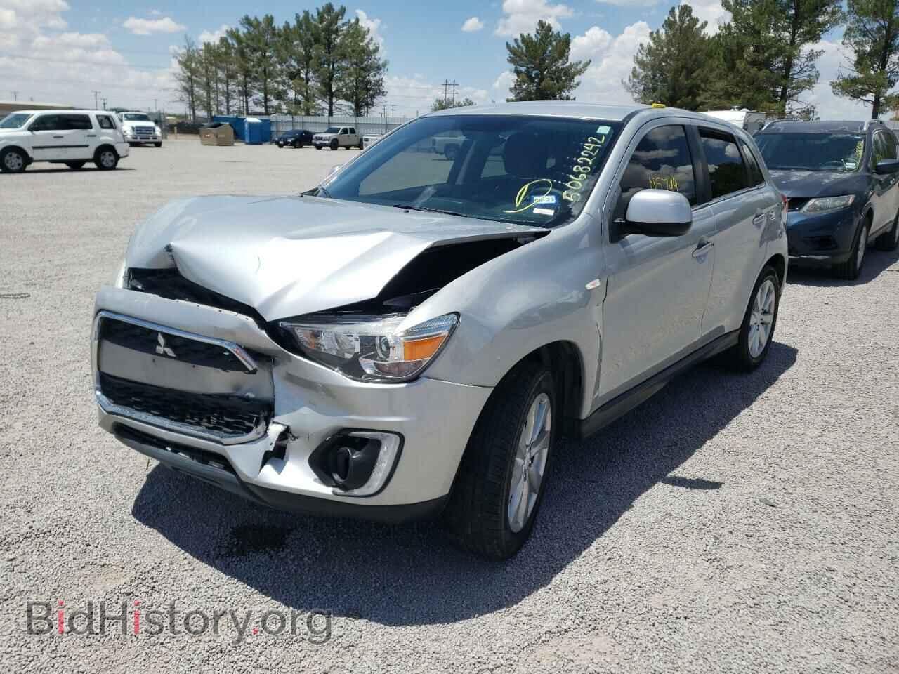 2015 MITSUBISHI OUTLANDER - VIN: 4A4AP4AU8FE057351 - Фото 2