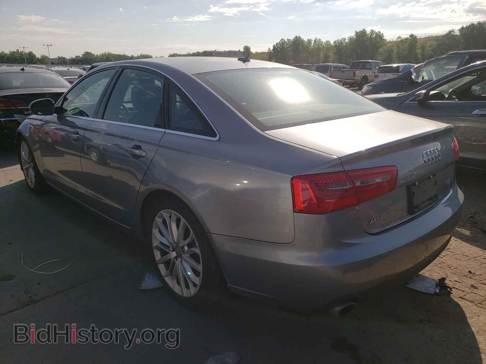 2012 AUDI A6 - VIN: WAUGGAFC7CN134980 - Фото 3