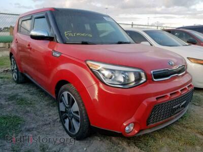 2014 Kia SOUL !, red — VIN KNDJX3A53E7709600, Copart