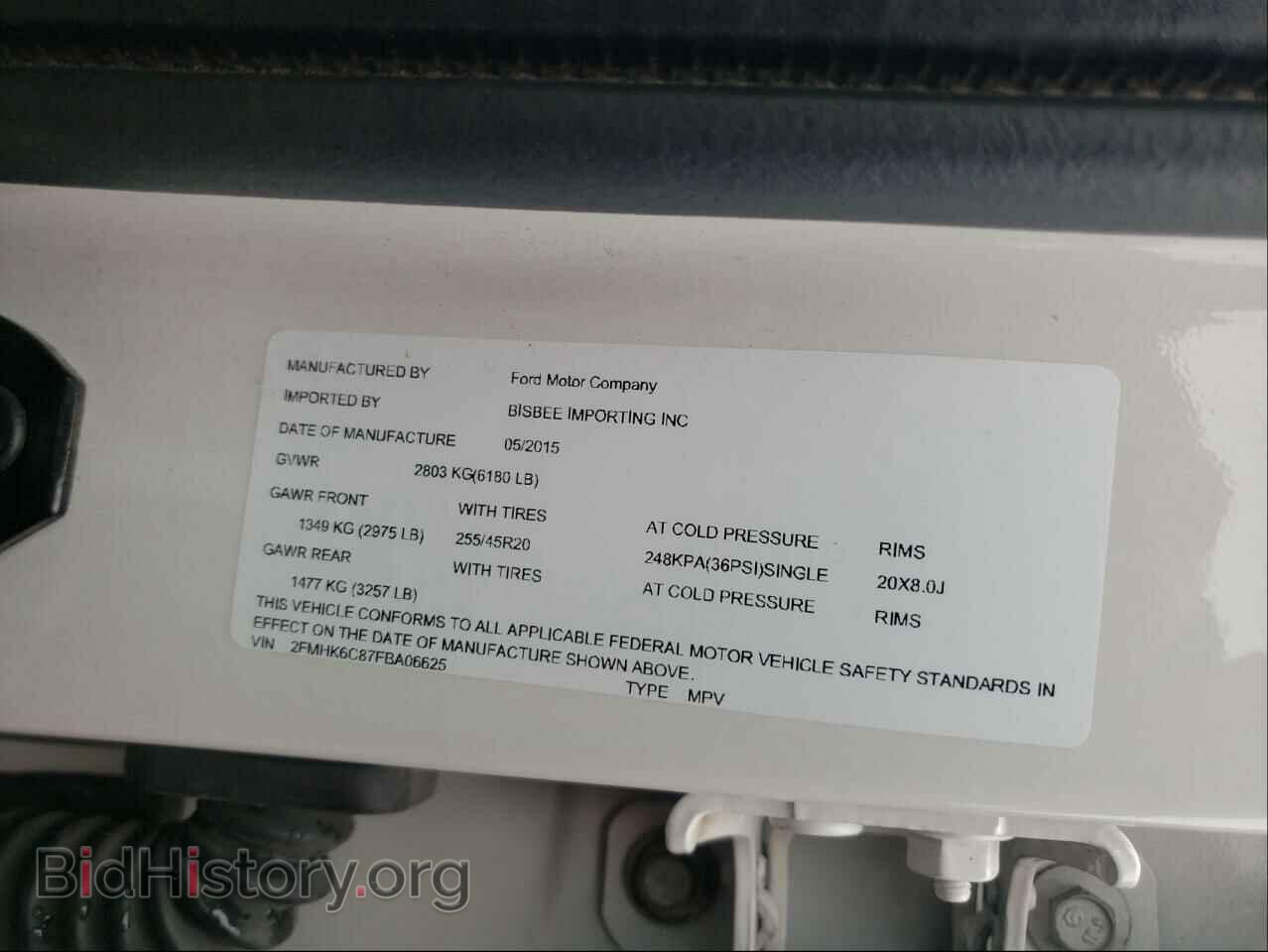 2015 FORD FLEX - VIN: 2FMHK6C87FBA06625 - Photo 10