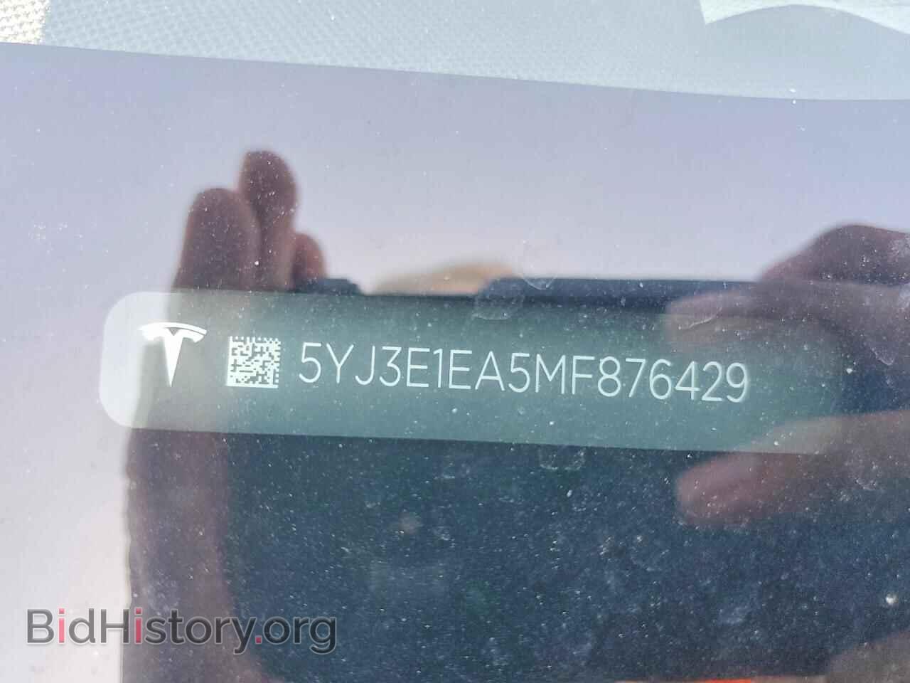 2021 TESLA MODEL 3 - VIN: 5YJ3E1EA5MF876429 - Фото 12