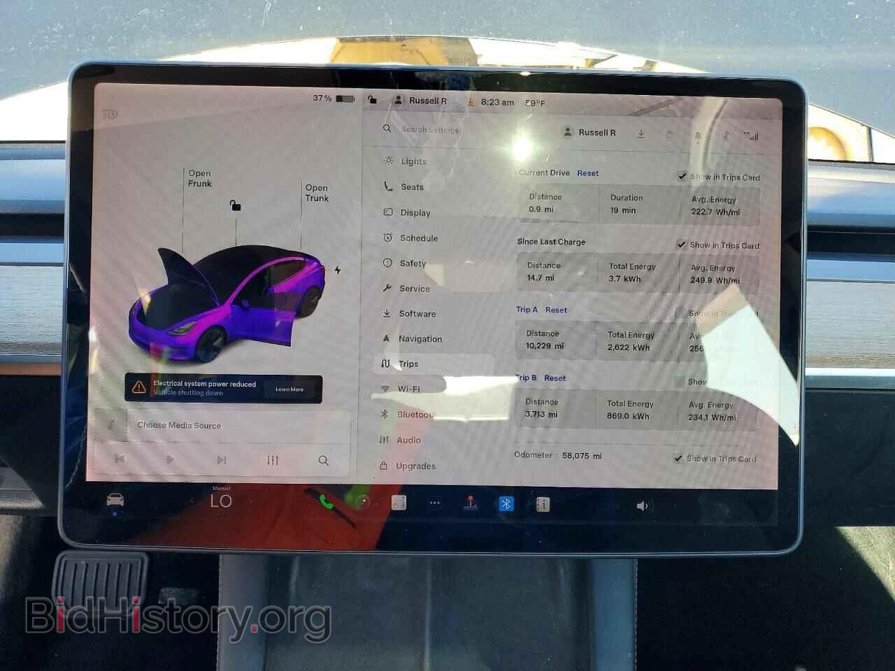 2021 TESLA MODEL 3 - VIN: 5YJ3E1EA5MF876429 - Фото 9