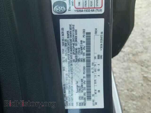 2013 FORD FIESTA - VIN: 3FADP4EJ0DM119262 - Фото 10