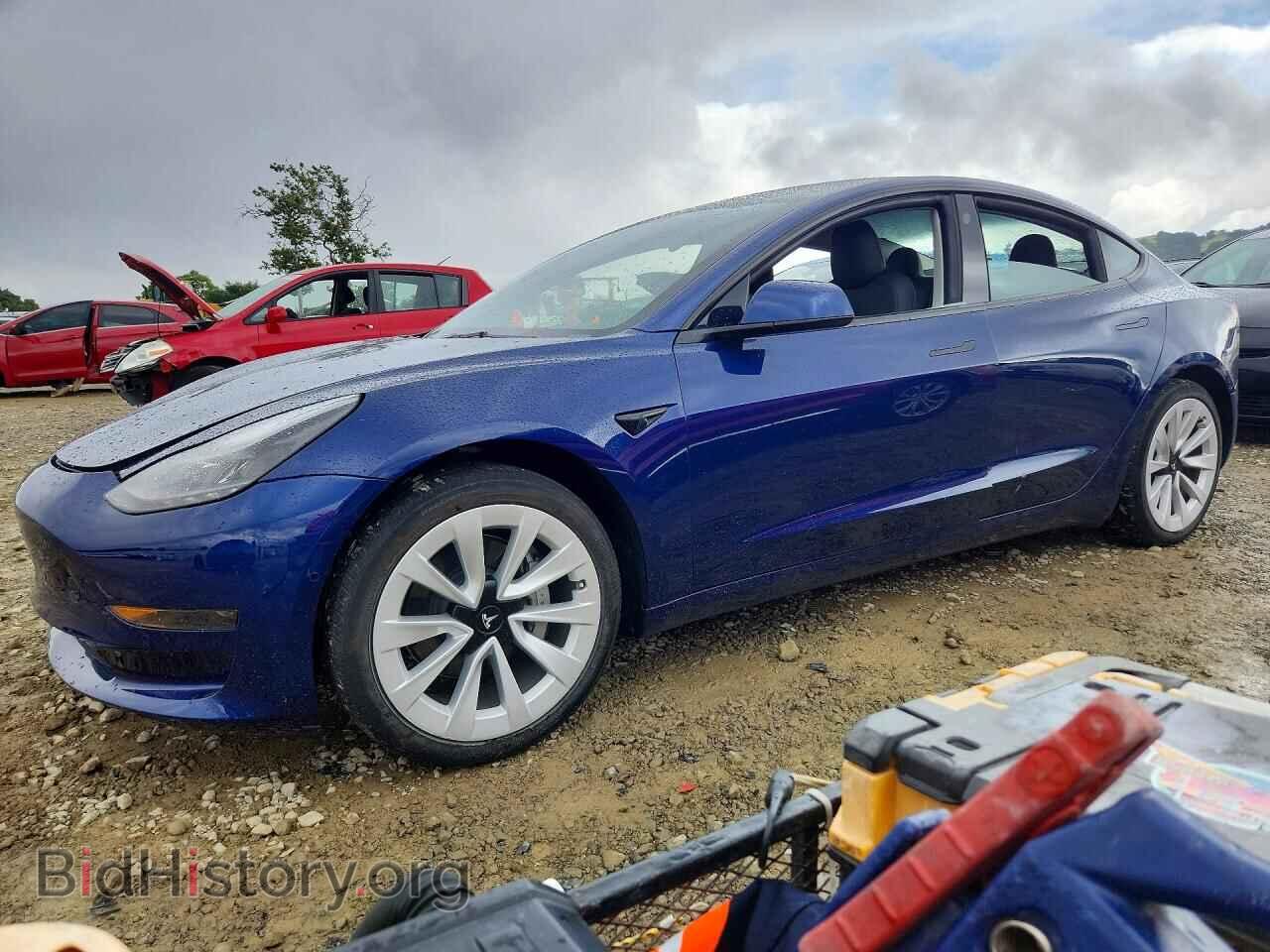 Photo 5YJ3E1EAXNF372878 - TESLA MODEL 3 2022