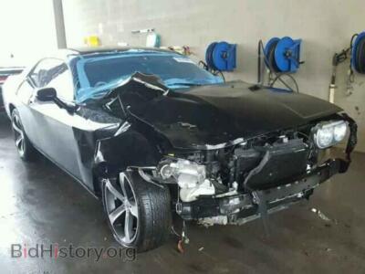 2014 Dodge CHALLENGER, черный — VIN 2C3CDYBT6EH257338, Copart