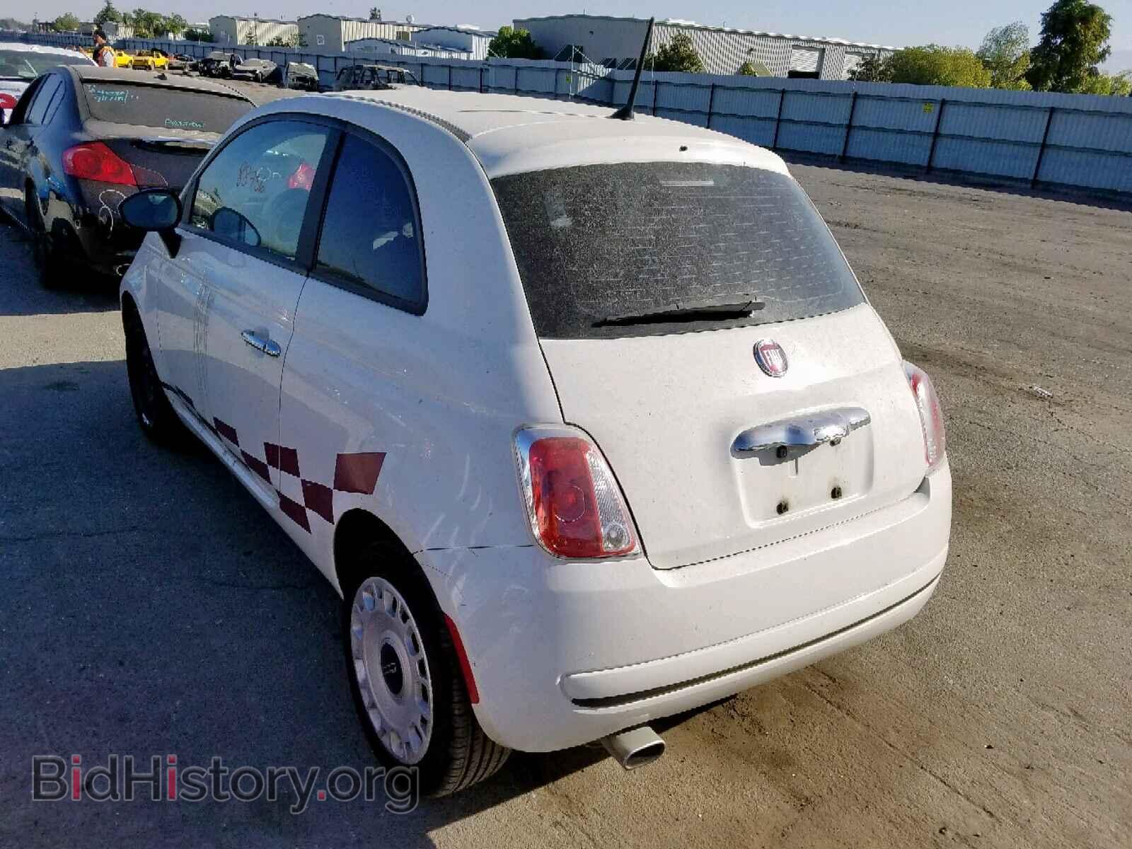 2012 FIAT 500 - VIN: 3C3CFFAR1CT214048 - Фото 3