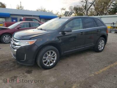 2013 Ford EDGE Limited, черный — VIN 2FMDK4KC2DBB07044, Copart