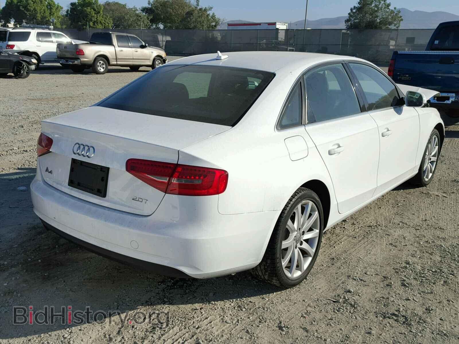 2013 AUDI A4 - VIN: WAUEFAFL4DN033200 - Фото 4