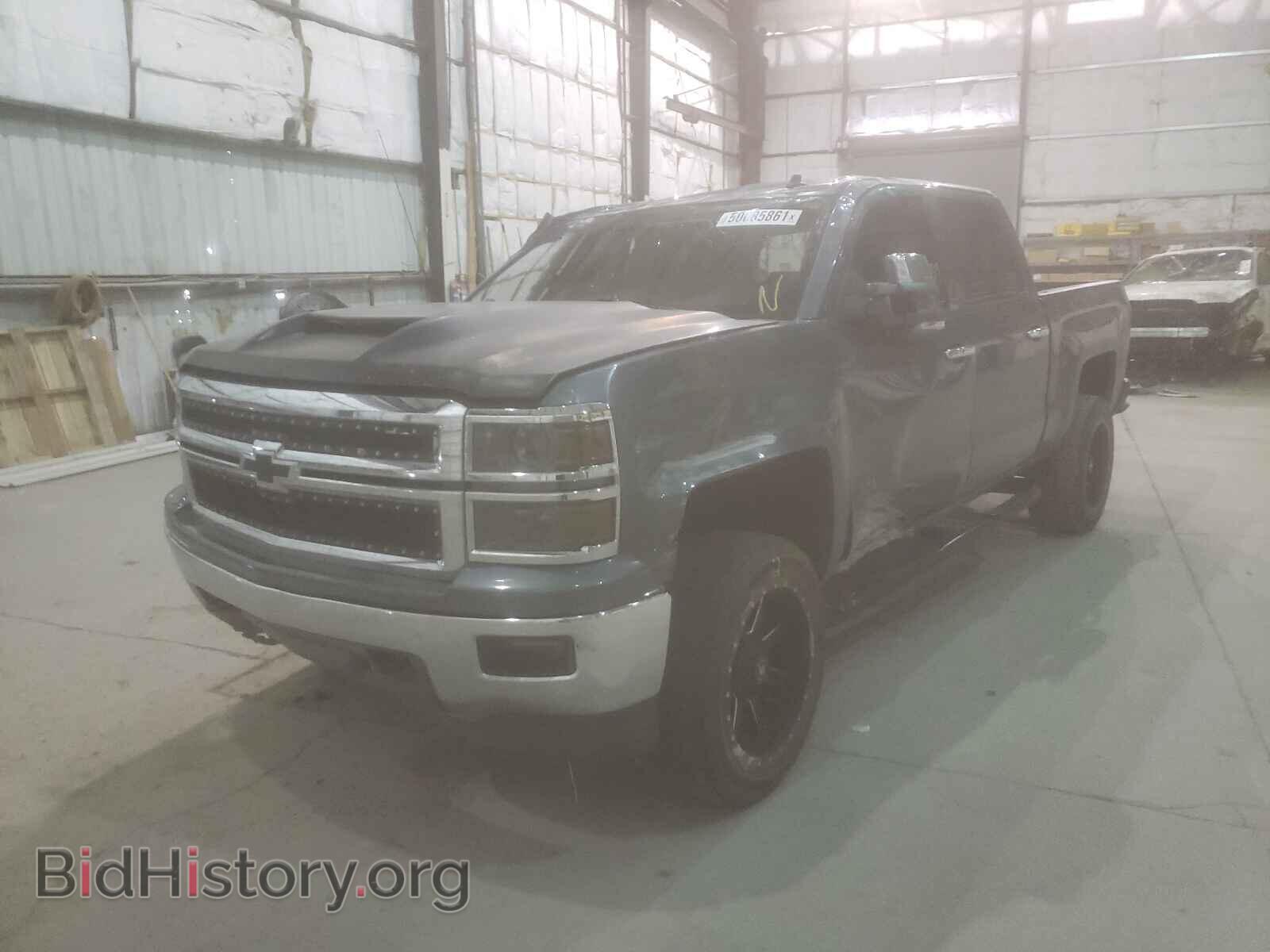 2014 CHEVROLET SILVERADO - VIN: 3GCUKREH4EG371132 - Фото 2