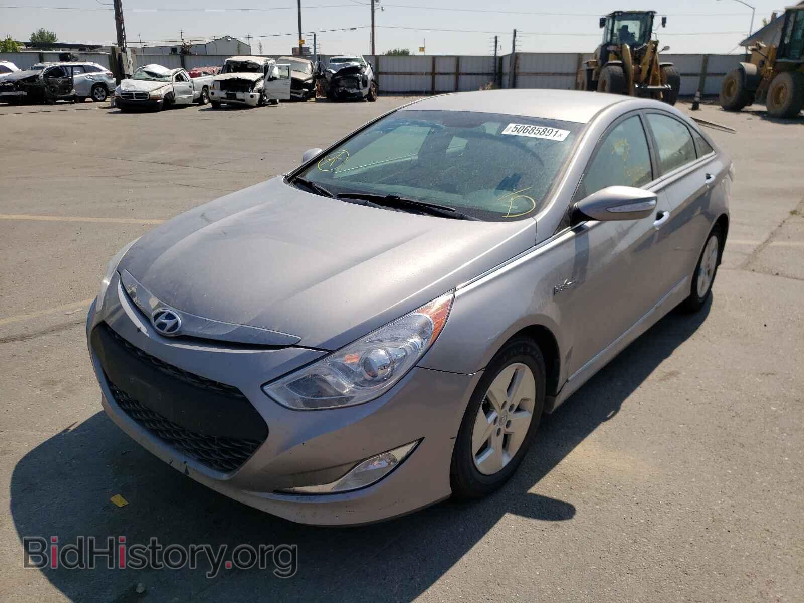 2012 HYUNDAI SONATA - VIN: KMHEC4A41CA057159 - Фото 2