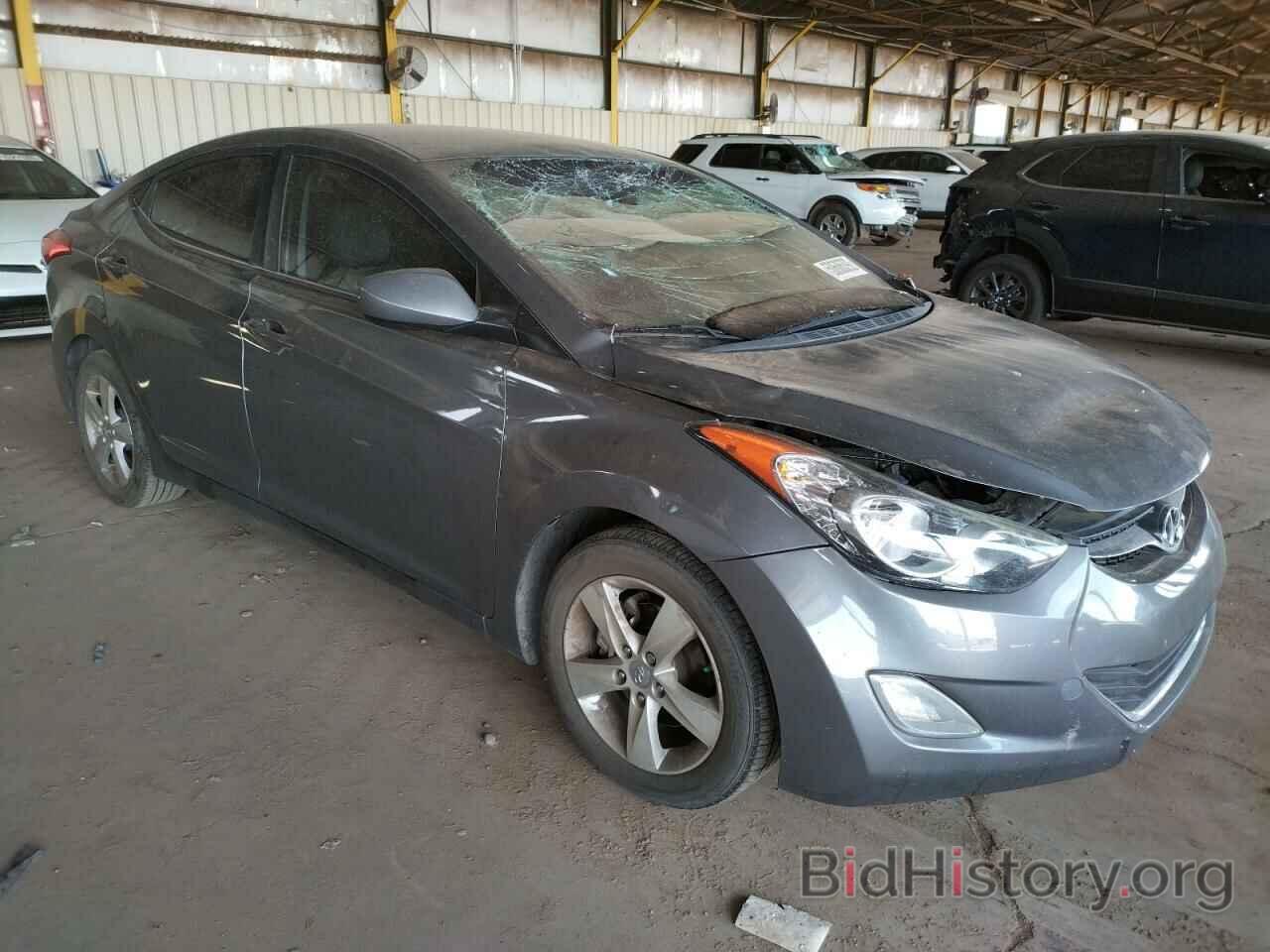 Photo 5NPDH4AEXCH106412 - HYUNDAI ELANTRA 2012