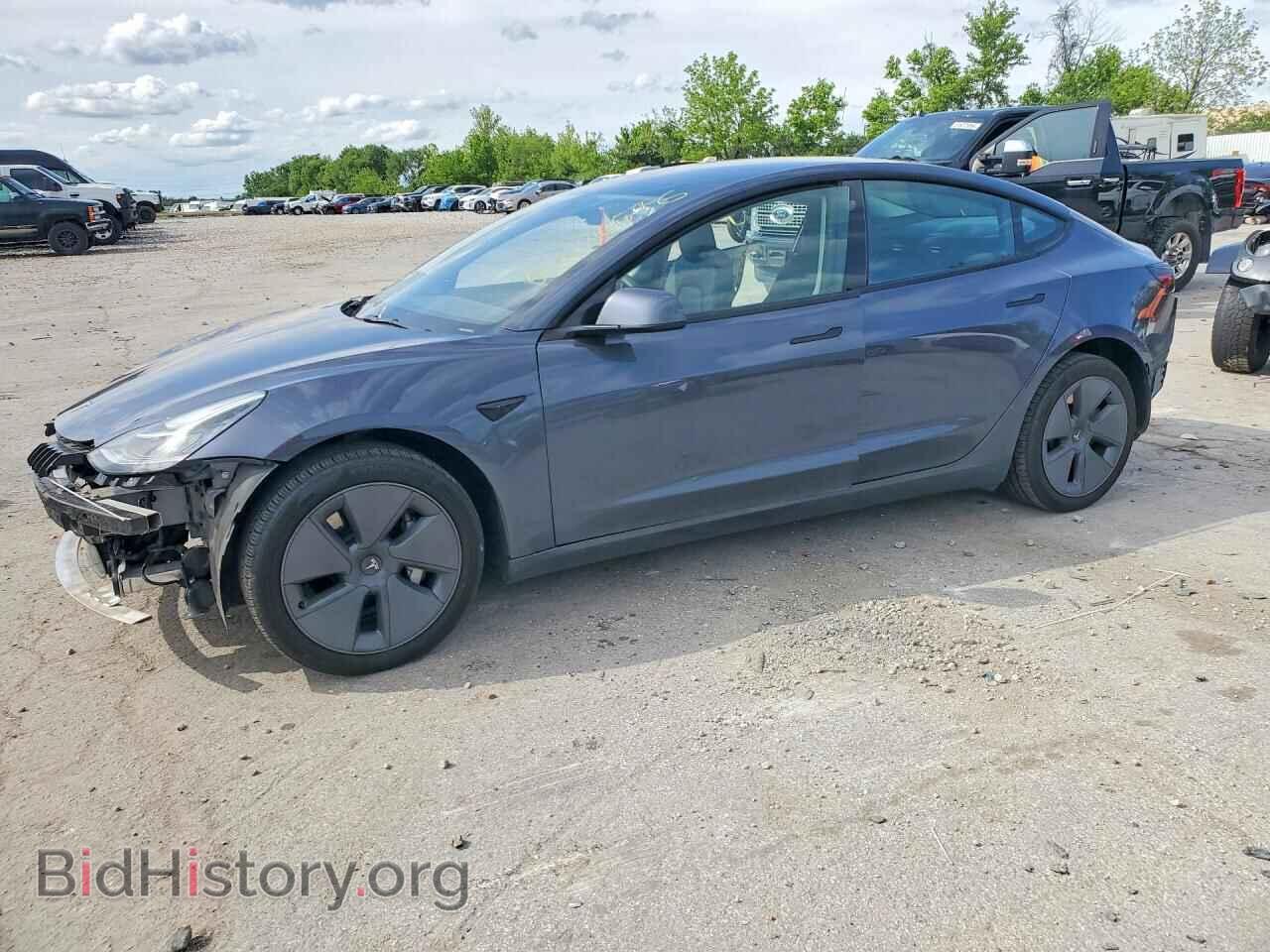 Photo 5YJ3E1EB9NF240896 - TESLA MODEL 3 2022