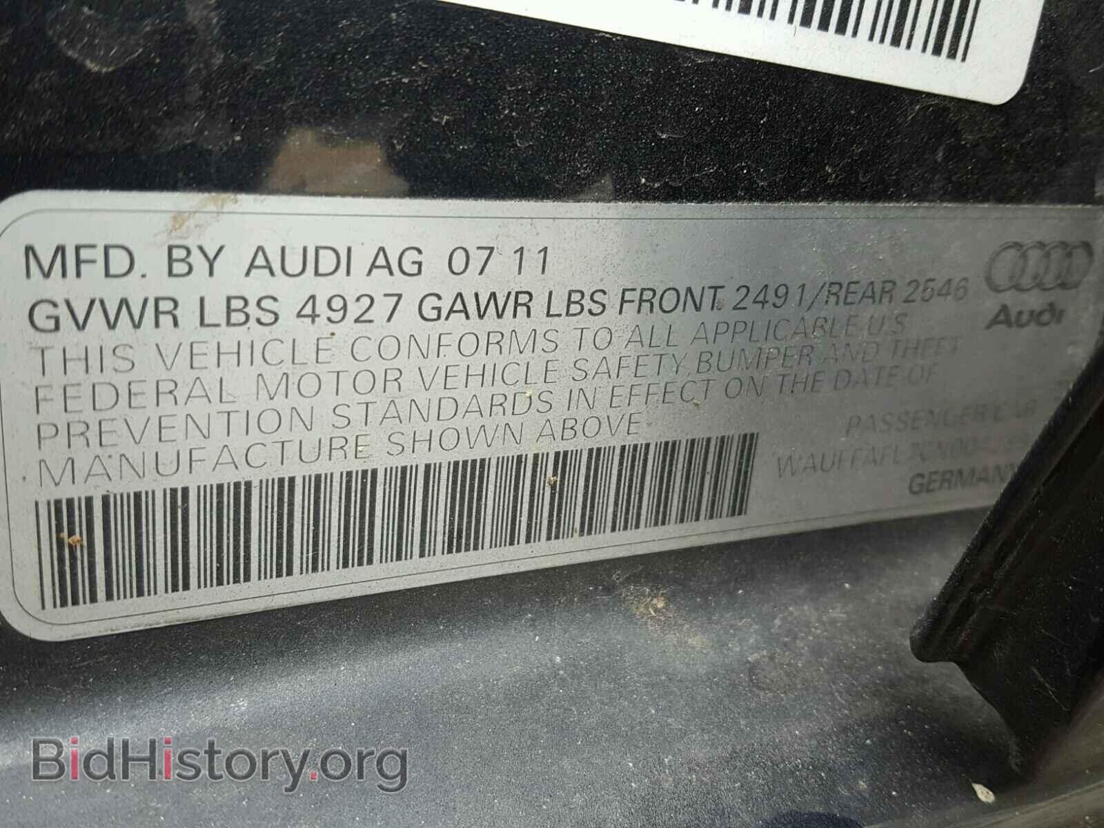 2012 AUDI A4 - VIN: WAUFFAFL7CN004289 - Фото 10