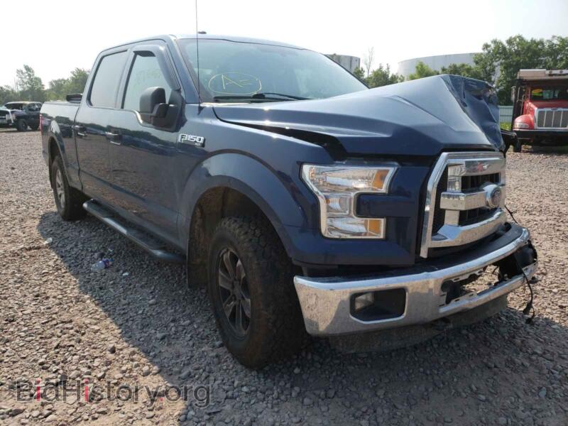 2015 Ford F-150 Supercrew (VIN 1FTFW1EF1FFB50703) — фото 1 из 10, Copart, повреждение: передняя часть