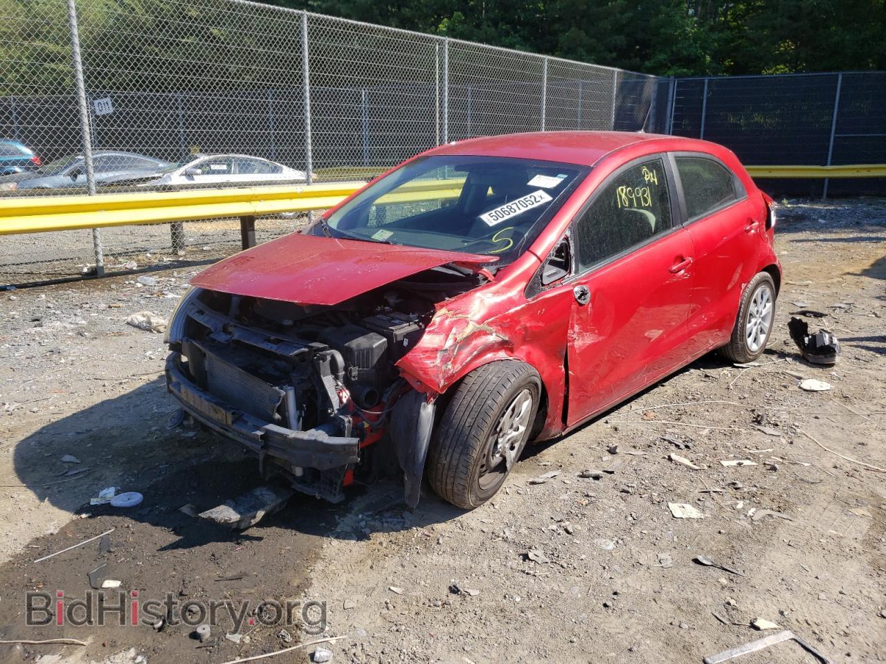 2013 KIA RIO - VIN: KNADM5A35D6248823 - Фото 2