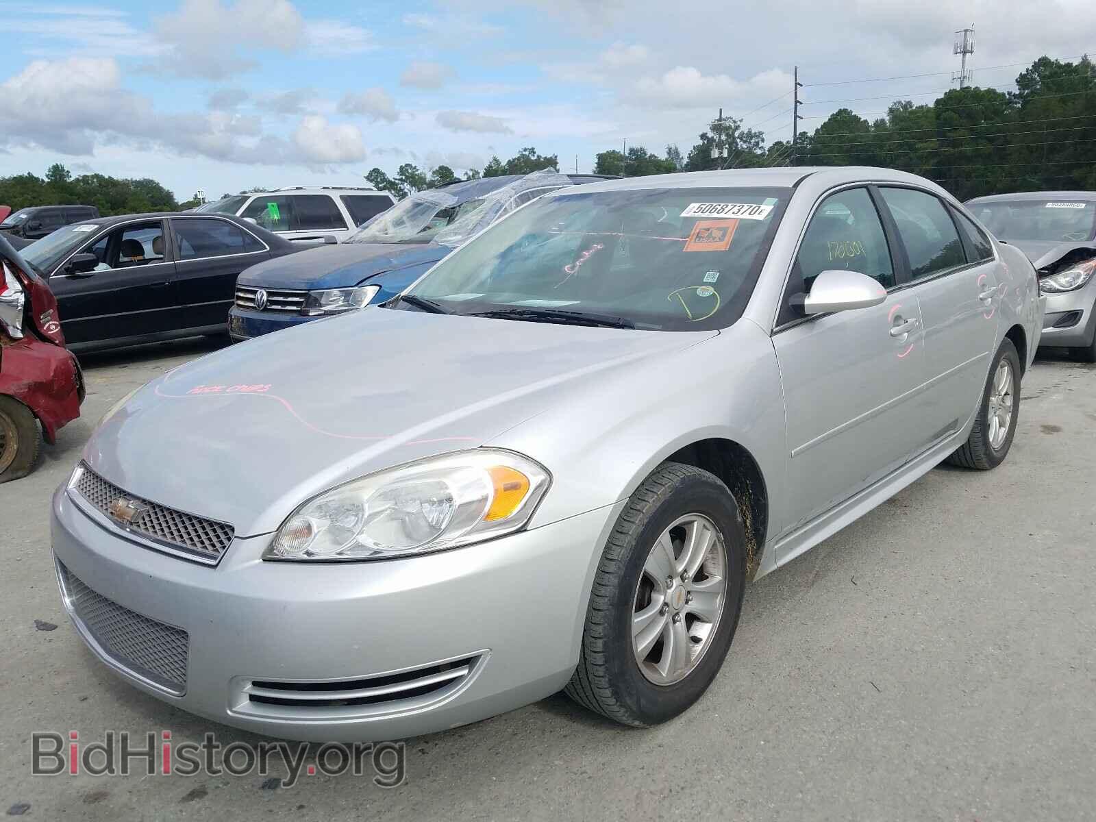 2013 CHEVROLET IMPALA - VIN: 2G1WF5E34D1211777 - Фото 2