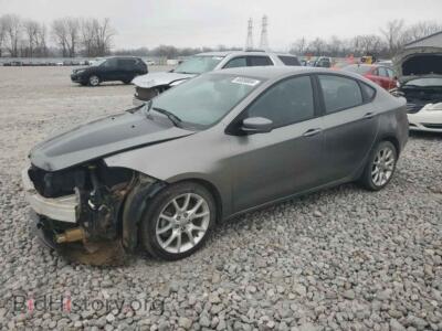 2013 Dodge DART SXT, серый — VIN 1C3CDFBH4DD152258, Copart