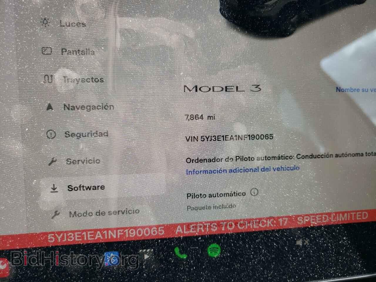 2022 TESLA MODEL 3 - VIN: 5YJ3E1EA1NF190065 - Photo 8