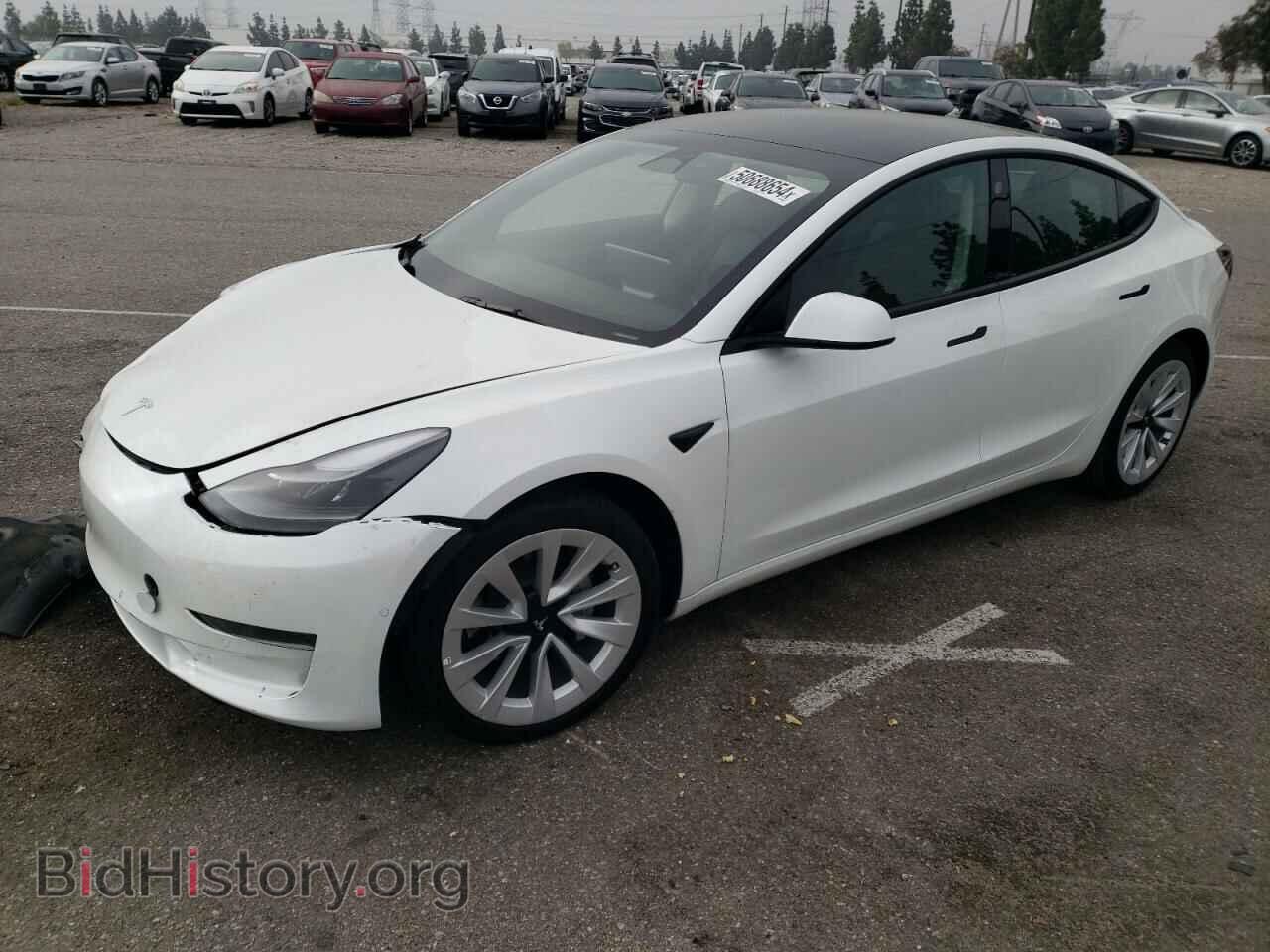 Photo 5YJ3E1EA6NF298553 - TESLA MODEL 3 2022
