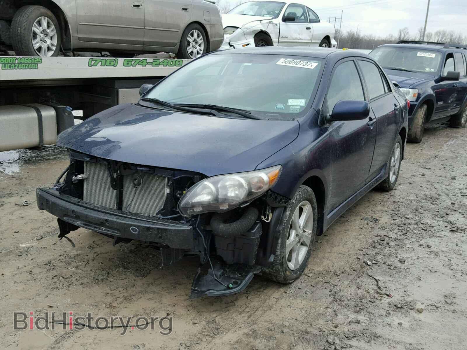 2011 TOYOTA COROLLA BA - VIN: 2T1BU4EE6BC676468 - Фото 2
