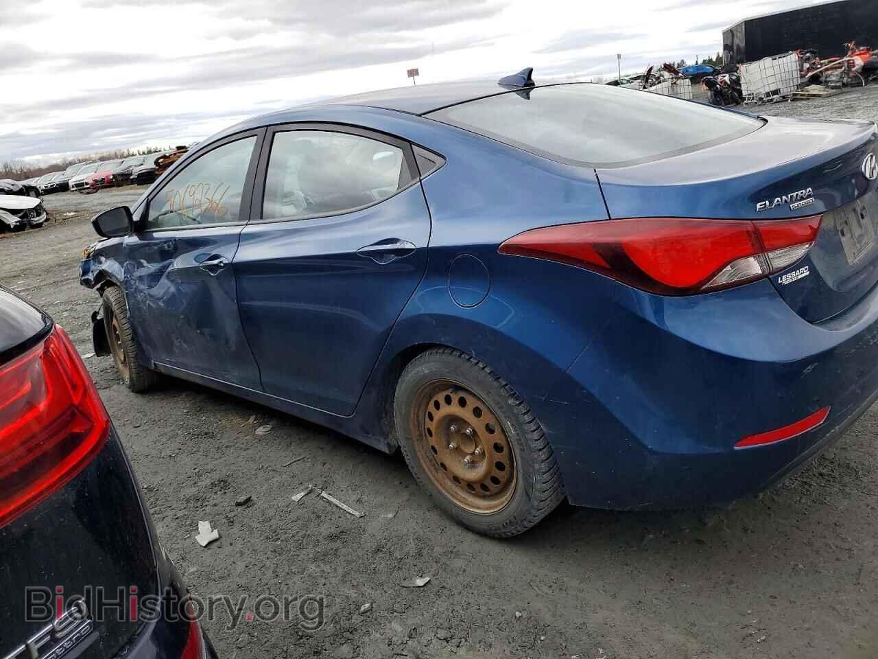 2016 HYUNDAI ELANTRA - VIN: KMHDH4AE4GU618352 - Фото 2
