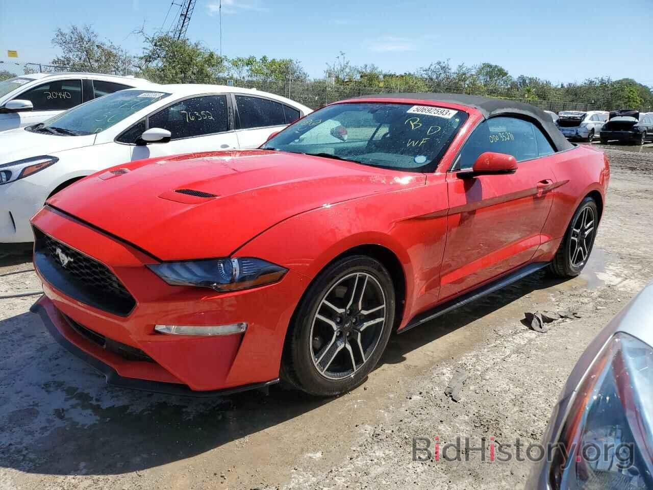 Photo 1FATP8UH2K5109577 - FORD MUSTANG 2019