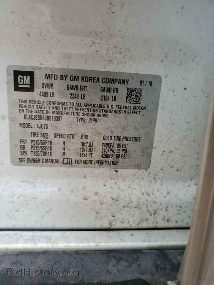 2018 BUICK ENCORE - VIN: KL4CJESB4JB619397 - Photo 13