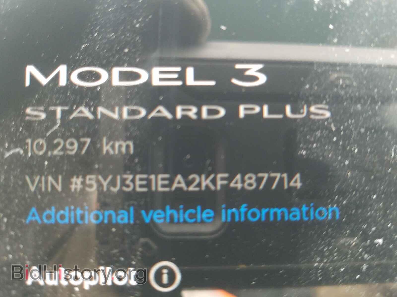 2019 TESLA MODEL 3 - VIN: 5YJ3E1EA2KF487714 - Photo 8