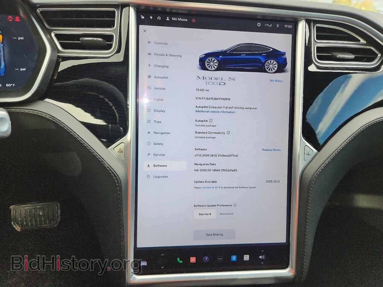 2017 TESLA MODEL S - VIN: 5YJSA1E26HF192818 - Photo 9