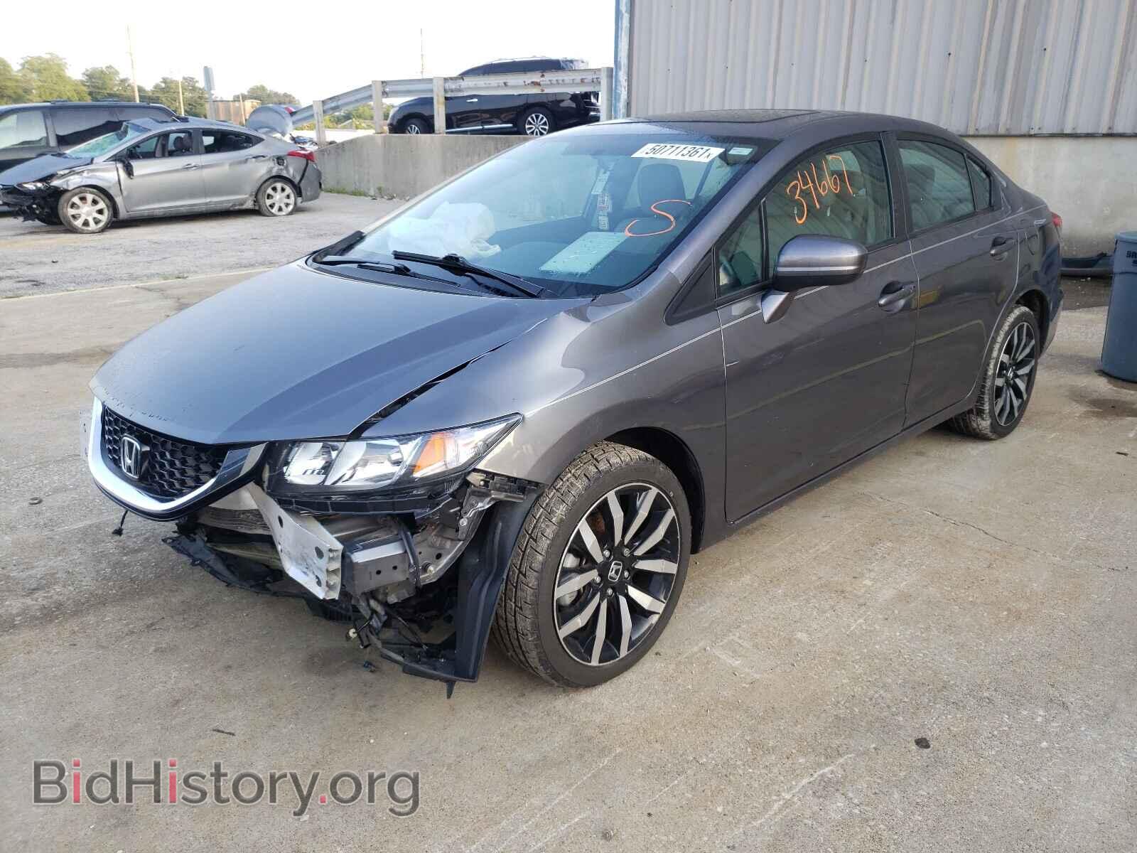 2015 HONDA CIVIC - VIN: 2HGFB2F95FH544215 - Фото 2