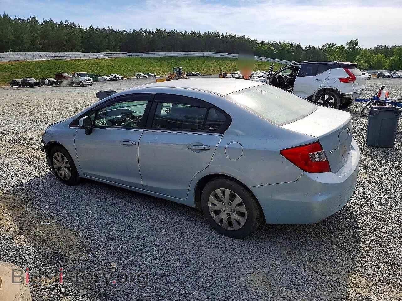 2012 HONDA CIVIC - VIN: 2HGFB2F55CH504094 - Фото 2