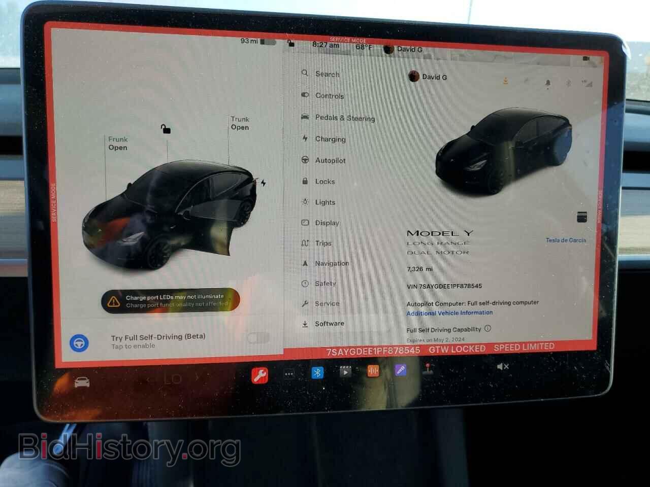 2023 TESLA MODEL Y - VIN: 7SAYGDEE1PF878545 - Фото 9