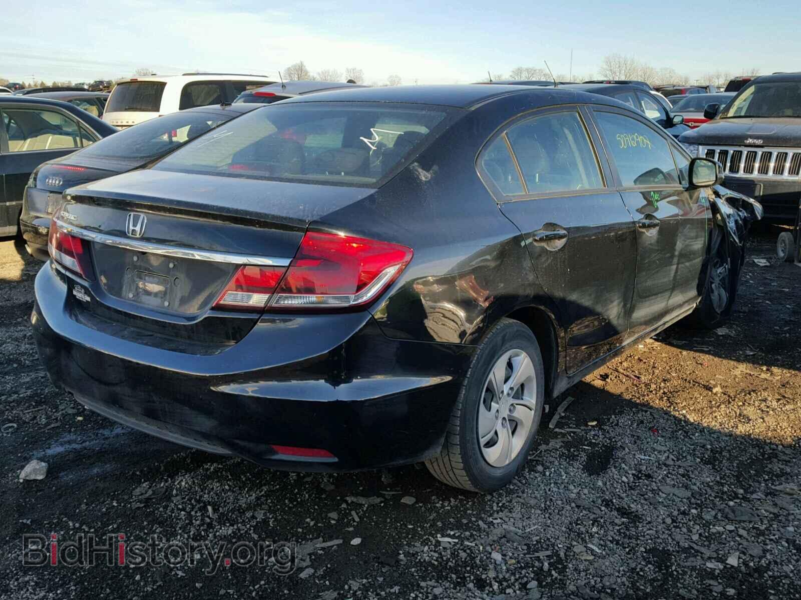 2013 HONDA CIVIC - VIN: 19XFB2F54DE012328 - Фото 4