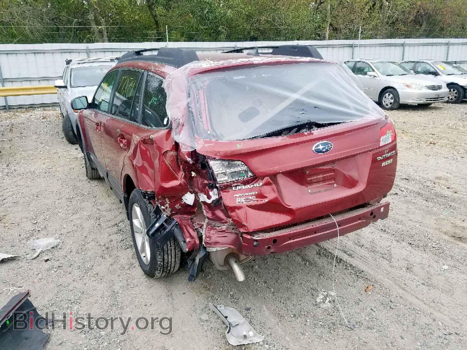 2014 SUBARU OUTBACK 2. - VIN: 4S4BRBLC4E3255865 - Photo 3