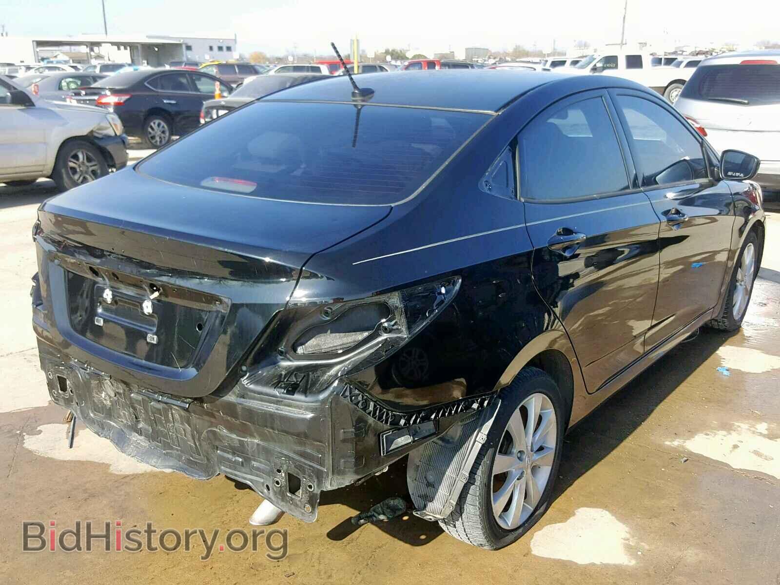 2013 HYUNDAI ACCENT - VIN: KMHCU4AE5DU438297 - Фото 4