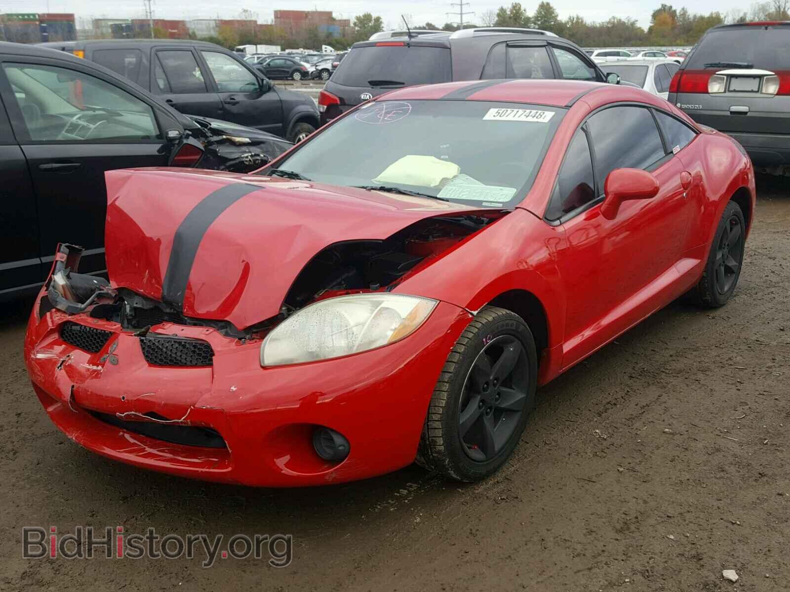 2006 MITSUBISHI ECLIPSE - VIN: 4A3AK24F76E037497 - Фото 2