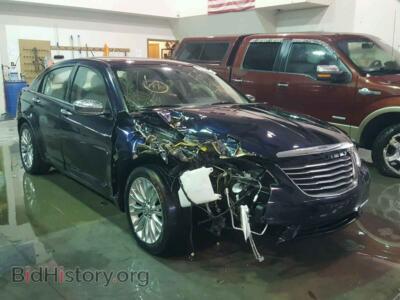 2012 Chrysler 200 200 Limite, blue — VIN 1C3CCBCB5CN181542, Copart