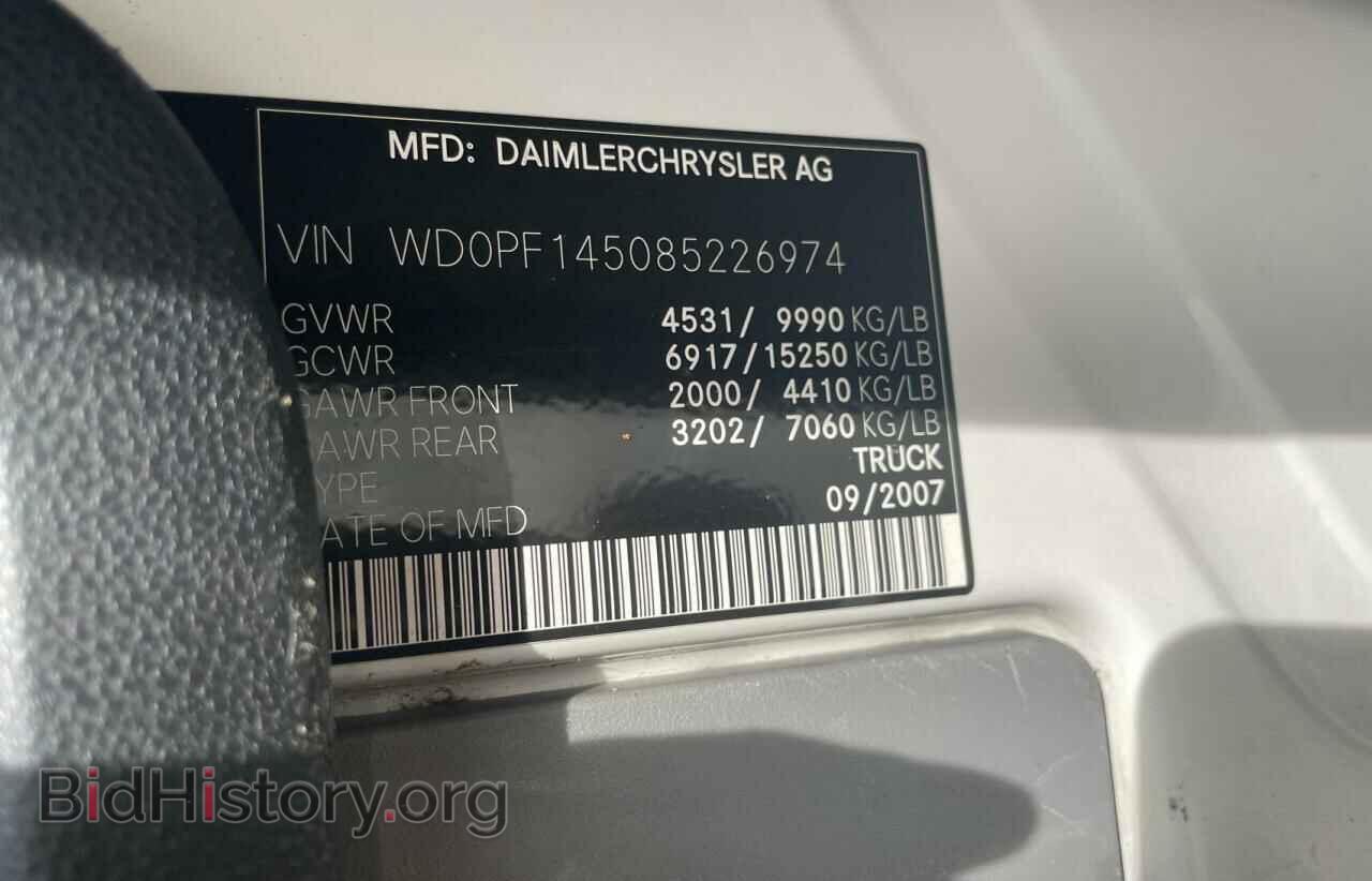 2008 DODGE SPRINTER - VIN: WD0PF145085226974 - Photo 10