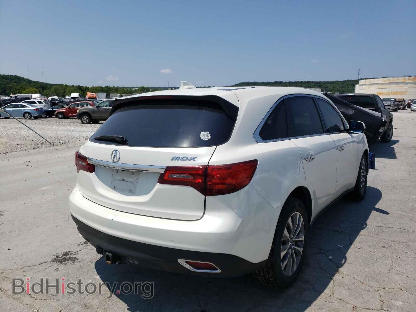 2014 ACURA MDX - VIN: 5FRYD3H41EB009684 - Фото 4