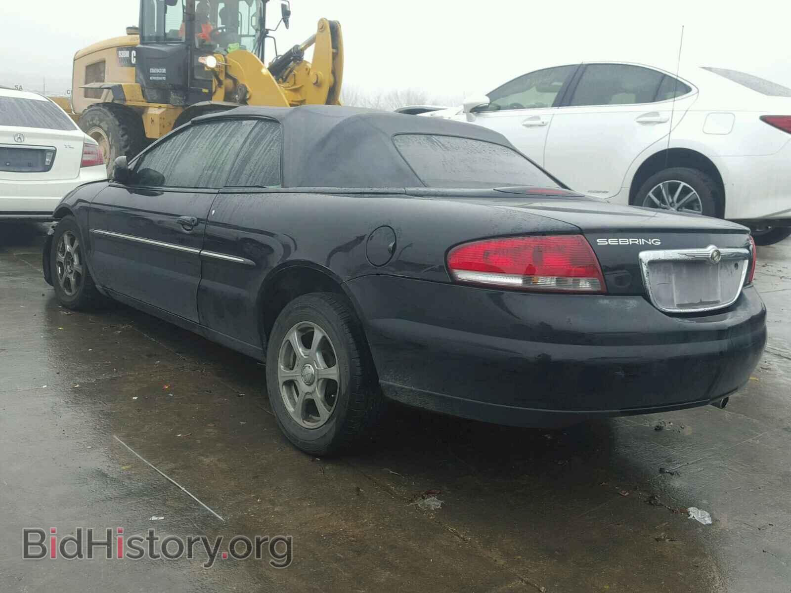 2002 CHRYSLER SEBRING - VIN: 1C3EL45R72N266203 - Фото 3