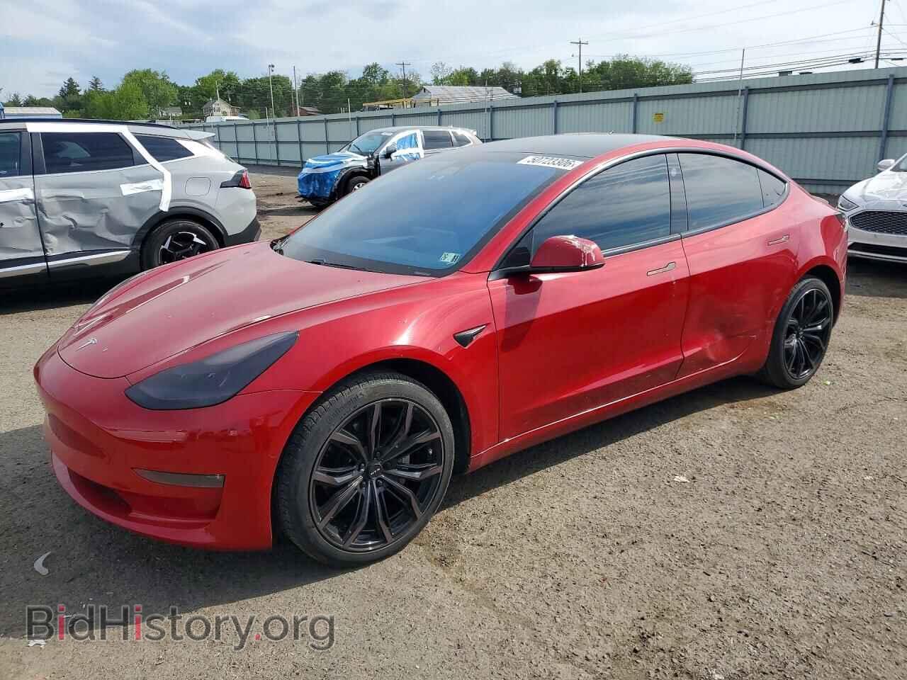 Фотография 5YJ3E1EB8MF033513 - TESLA MODEL 3 2021
