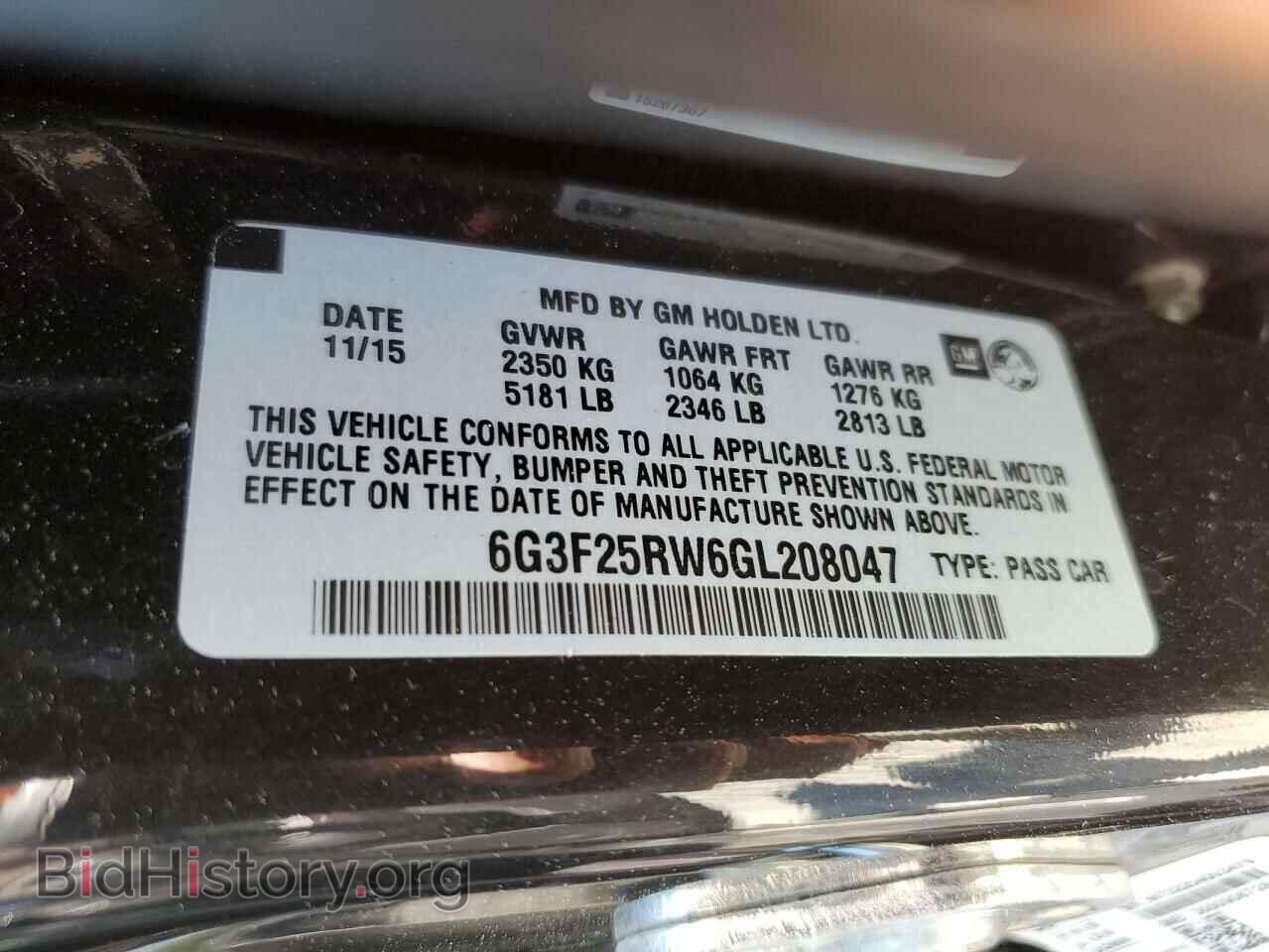 2016 CHEVROLET SS - VIN: 6G3F25RW6GL208047 - Photo 12