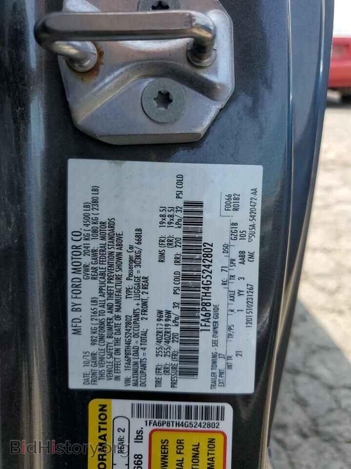 2016 FORD ALL Models - VIN: 1FA6P8TH4G5242802 - Фото 12