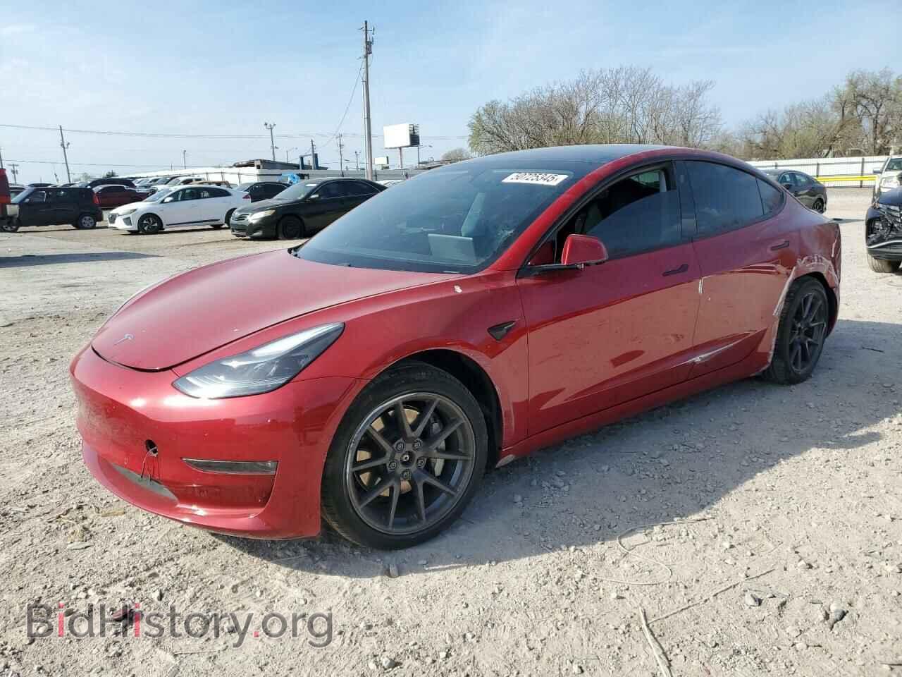 Photo 5YJ3E1EB4MF035663 - TESLA MODEL 3 2021