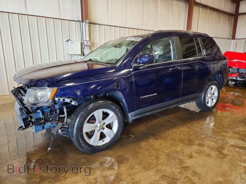 2014 Jeep COMPASS Latitude (VIN 1C4NJDEB7ED621966) — photo 1 of 16, Copart, damage: front end