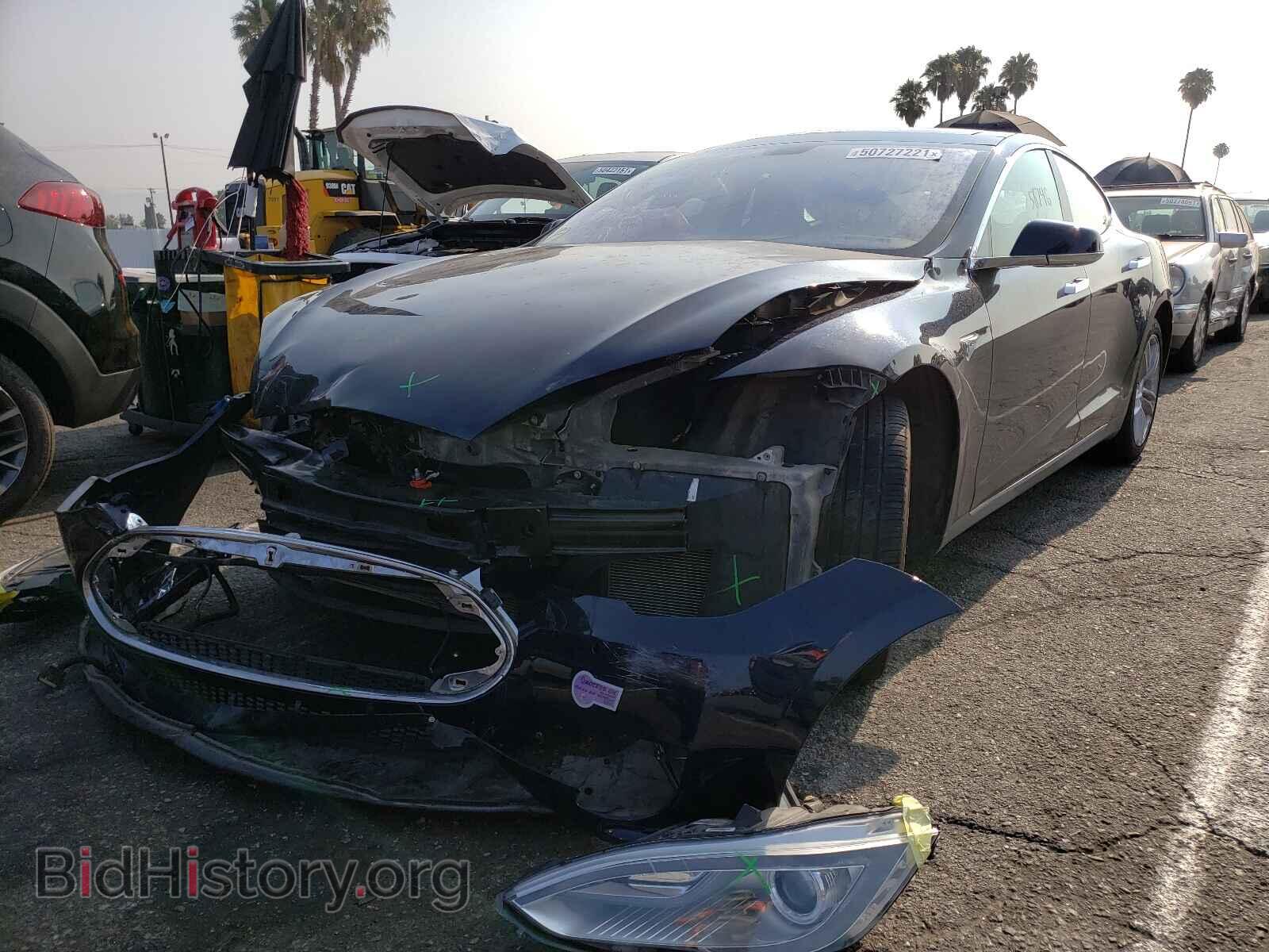 2014 TESLA MODEL S - VIN: 5YJSA1H16EFP43165 - Photo 2