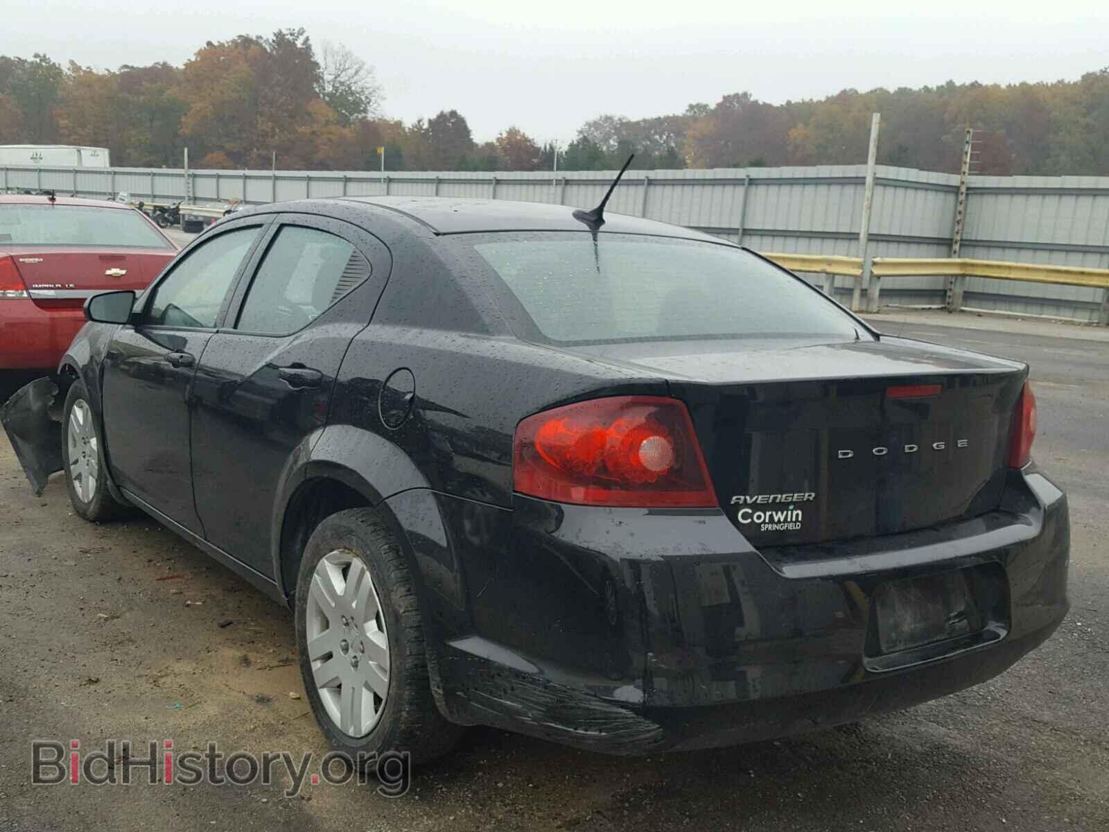 2014 DODGE AVENGER - VIN: 1C3CDZAB0EN175207 - Фото 3