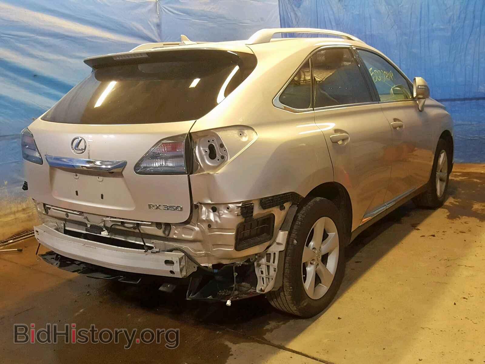 2012 LEXUS RX 350 - VIN: 2T2BK1BAXCC147785 - Фото 4