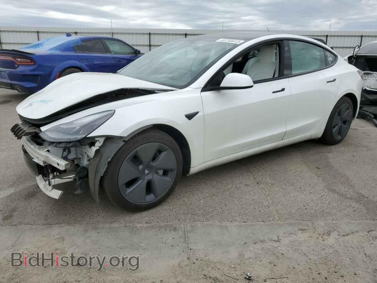 Photo 5YJ3E1EB7NF137640 - TESLA MODEL 3 2022