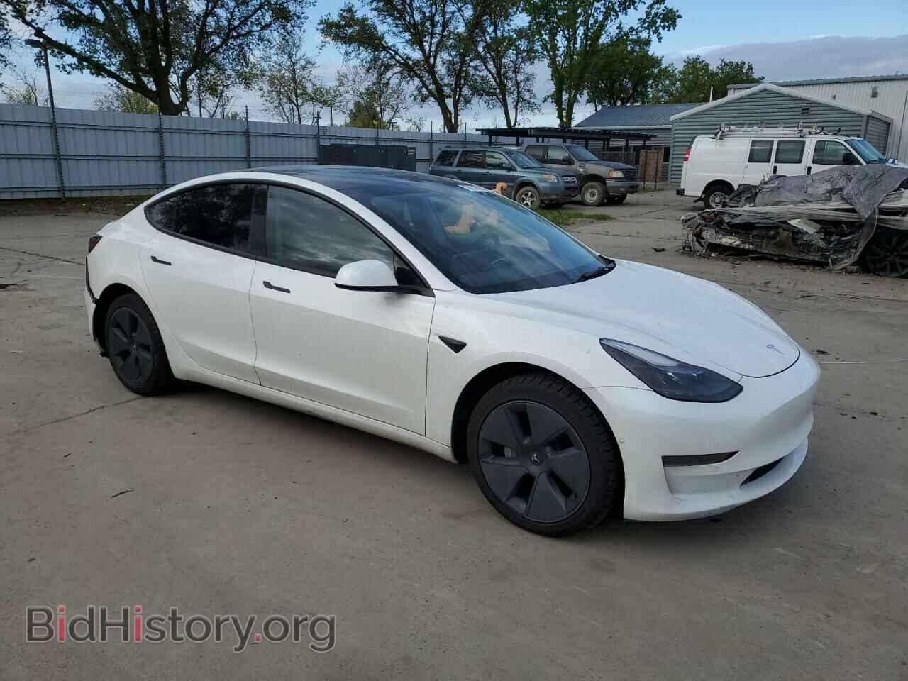 2022 TESLA MODEL 3 - VIN: 5YJ3E1EA5NF201715 - Фото 4